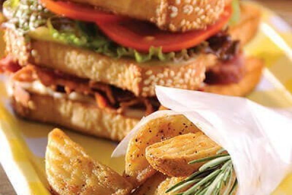 Sándwiches de tocino