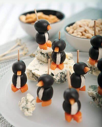 Pingüinos sobre hielo