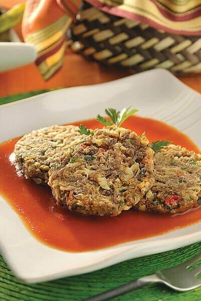 Tortitas de machaca  con papa