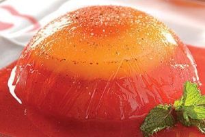 Gelatina de piña con chamoy
