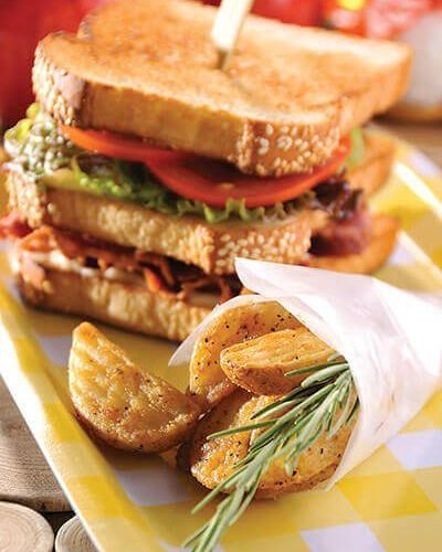 Sándwiches de tocino