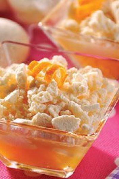 Parfait de crema de naranja