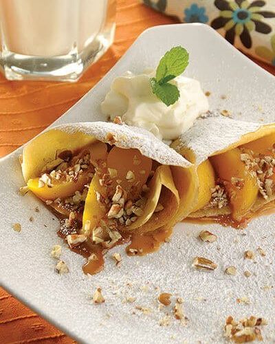 Crepas de dulce de leche