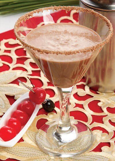 Coctel de chocolate "cacaotini"