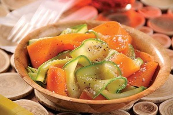 Ensalada de listones de verduras