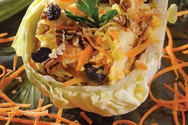 Ensalada de col y zanahoria