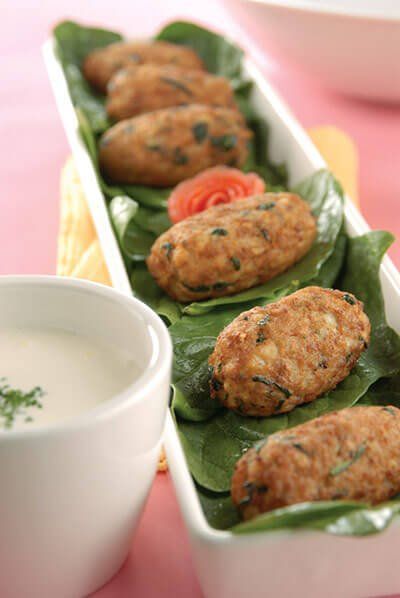 Croquetas de papa y atún