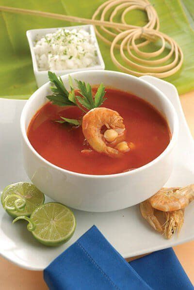 Caldo de camarón
