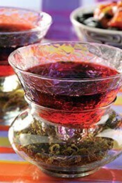 Brebaje encantado de frambuesas del bosque