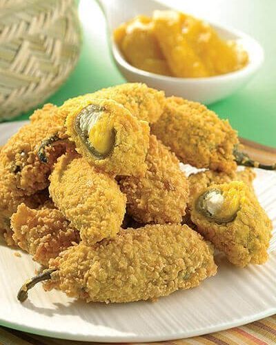 Jalapeños rellenos de queso