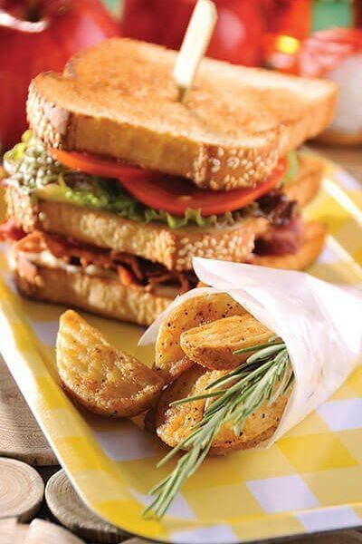 Sándwiches de tocino