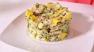 Ensalada de mango con quinoa