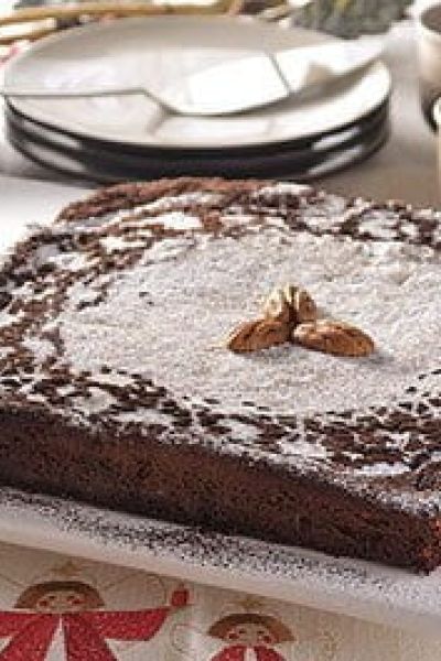 Pastel de choco nuez