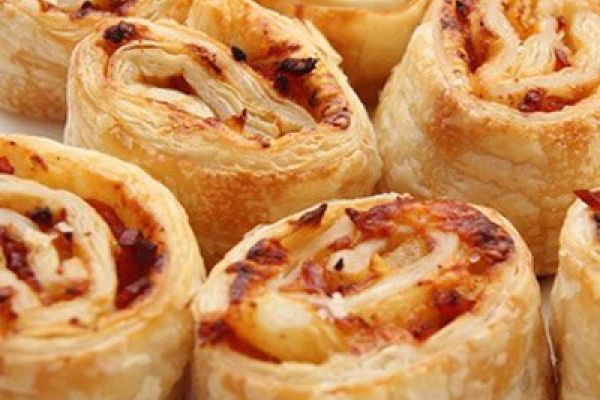 Minirroles de jamón