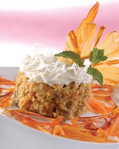 Pastel de zanahoria y piña