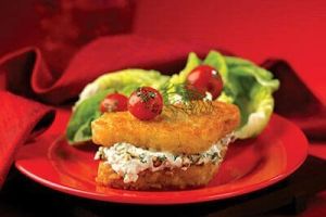 Mil hojas de papas al roquefort