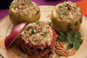 Crumble de manzanas y romero