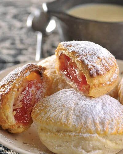 Empanadas de ate con queso