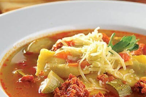 Sopa de ravioles