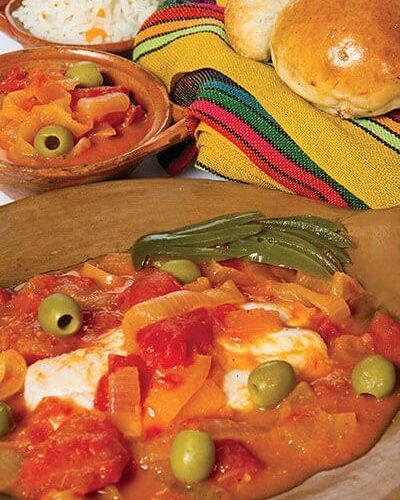 Huachinango en salsa de ángeles
