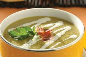 Crema de pimiento verde