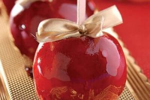 Manzanas con caramelo