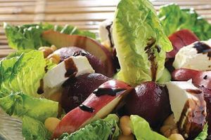 Ensalada de betabel y manzana