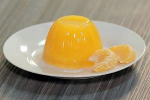 Gelatina natural de mandarina