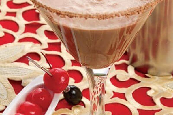 Coctel de chocolate "cacaotini"