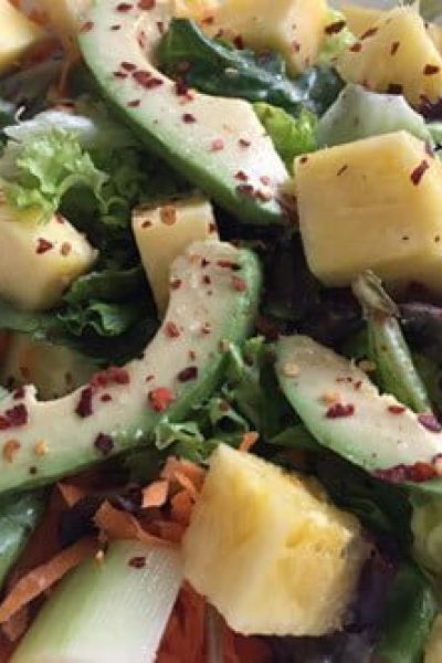 Ensalada de zanahoria y piña