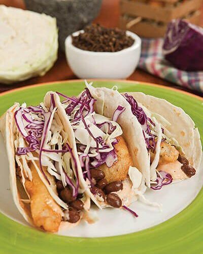 Tacos de filete de pescado