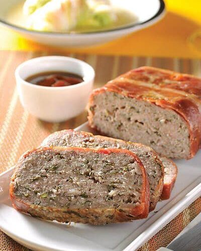 Pastel de carne con couscous y hierbas