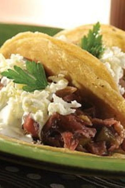 Tacos de flor de jamaica