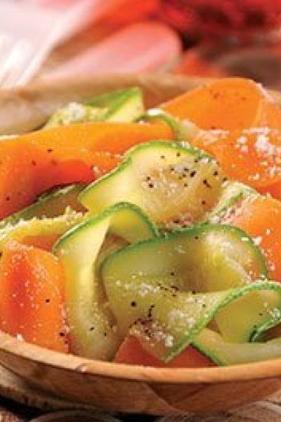 Ensalada de listones de verduras