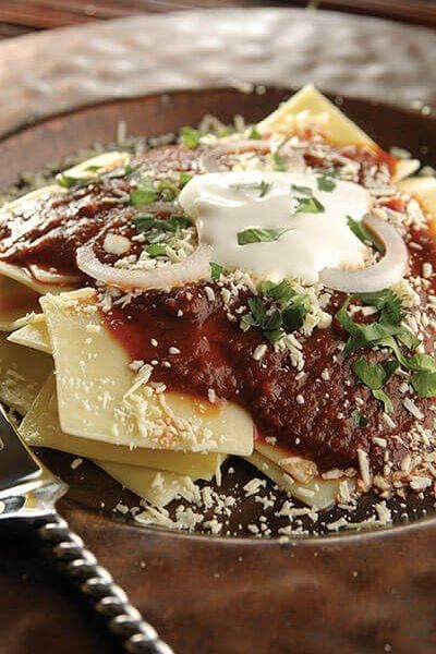 Pasta sabor a chilaquiles