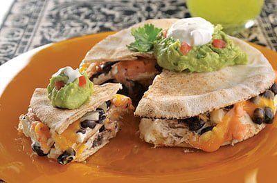 Quesadillas de salmón