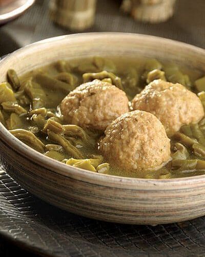 Albóndigas con chicharrón