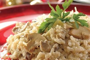 Risotto ai funghi (hongos)