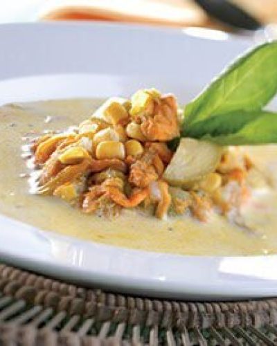 Sopa de flor de calabaza