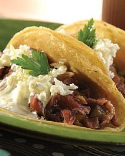 Tacos de flor de jamaica