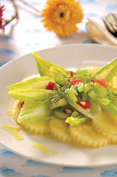 Ensalada de manzana y apio