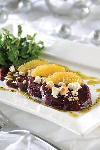 Carpaccio de betabel