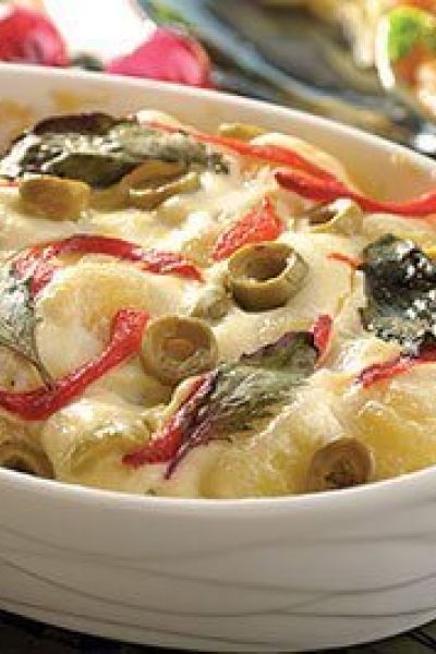 Pescado horneado con papas