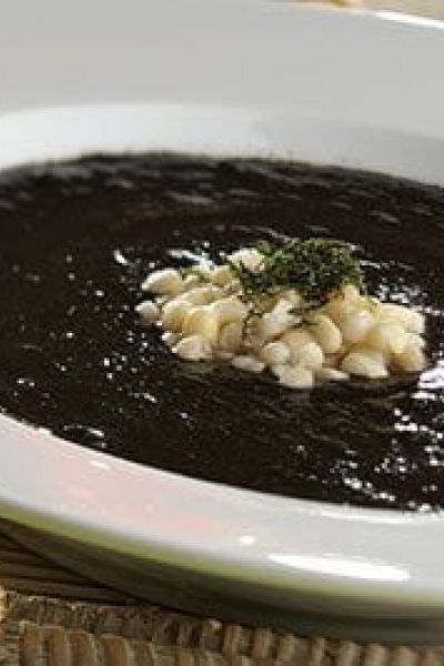 Crema de huitlacoche