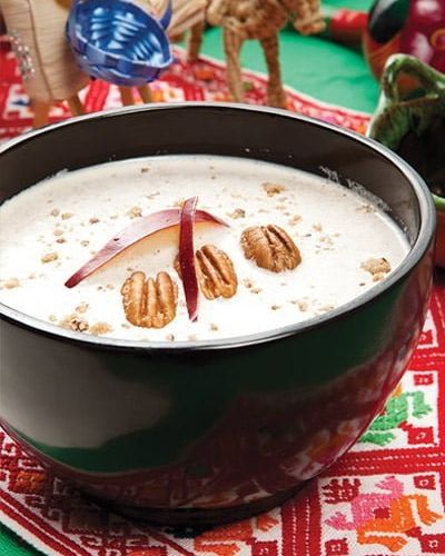 Crema de nuez y manzana