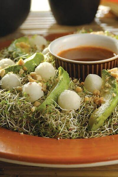 Ensalada de jícama con vinagreta de chile