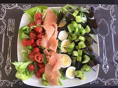 Ensalada de  salmón