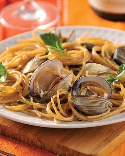 Espagueti con almejas