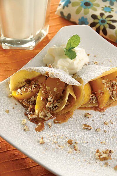 Crepas de dulce de leche