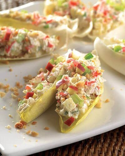 Ensalada de surimi con manzana